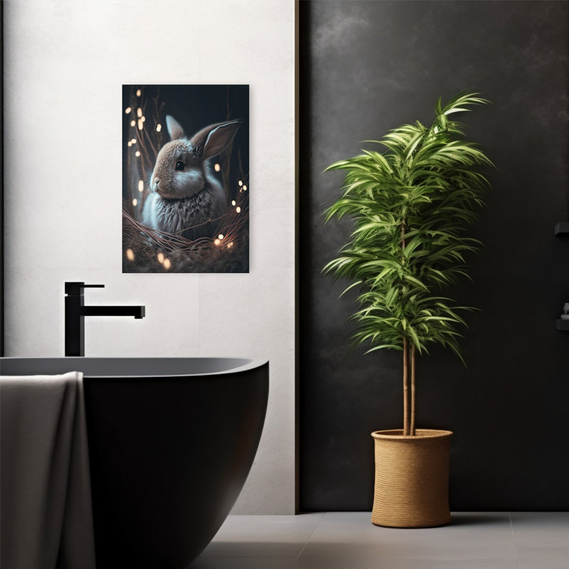 Reproduction d'art mural Enchanted Bunny, H 24 po x l 16 po