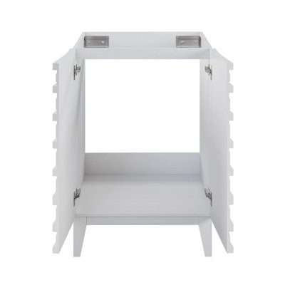 Meuble-lavabo blanc 24 po Cascade