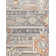 Jamieson Machine Woven Blue/Orange Area Rug