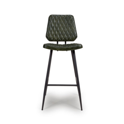 Ehret Upholstered Counter Stool with Metal Frame