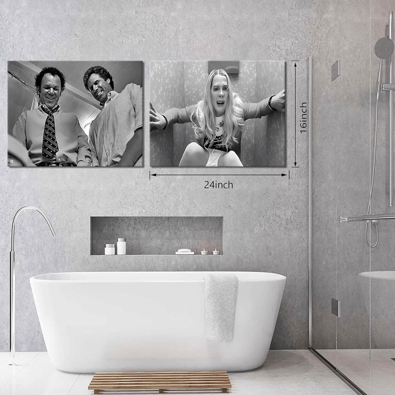 2 Piece Wrapped Canvas Print, 40 cm H x 60 cm W