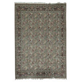 Hand-Knotted High-Quality Beige Area Rug