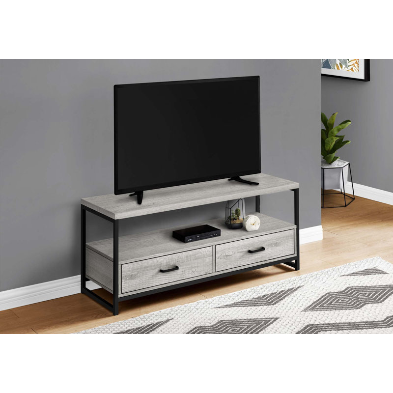 Braxtan TV Stand for TVs up to 48", Gray