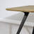 Flam Rectangular Dining Table with Metal Legs-94374874