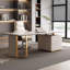 Light Luxury Desk Sintered Stone Desktop and Drawers-237569175