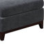 Fauteuil modulaire sans accoudoirs en chenille de tissu d'ameublement 1pc.
