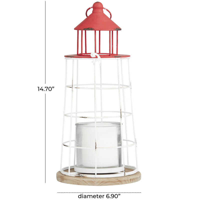 2 Piece Aluminum Tabletop Pillar Set, Red, 14.70" H x 7.00" W x 6.90" D