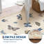 Tapis papillon 180 x 270 cm, lavable, antidérapant, à poils courts, idéal pour la chambre, le salon ou la salle à manger.-1143566918