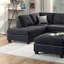 Canapé modulaire réversible avec repose-pieds Ridwan-29210438-100089226