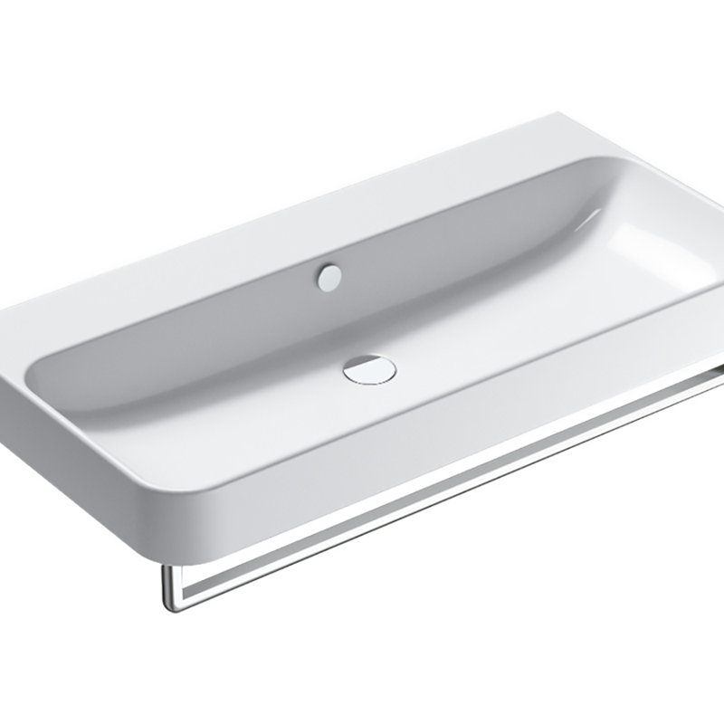Green 39.38'' L Bathroom Sink