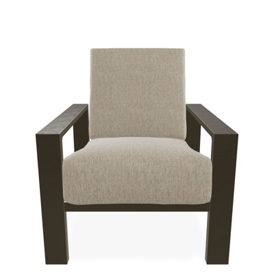Chaise avec accoudoirs à coussin profond Larssen