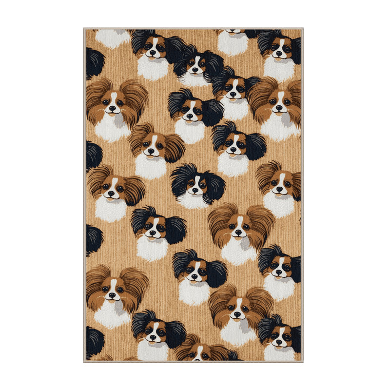  Tapis lavable Papillon, Rectangulaire 2 pi x 3 pi
