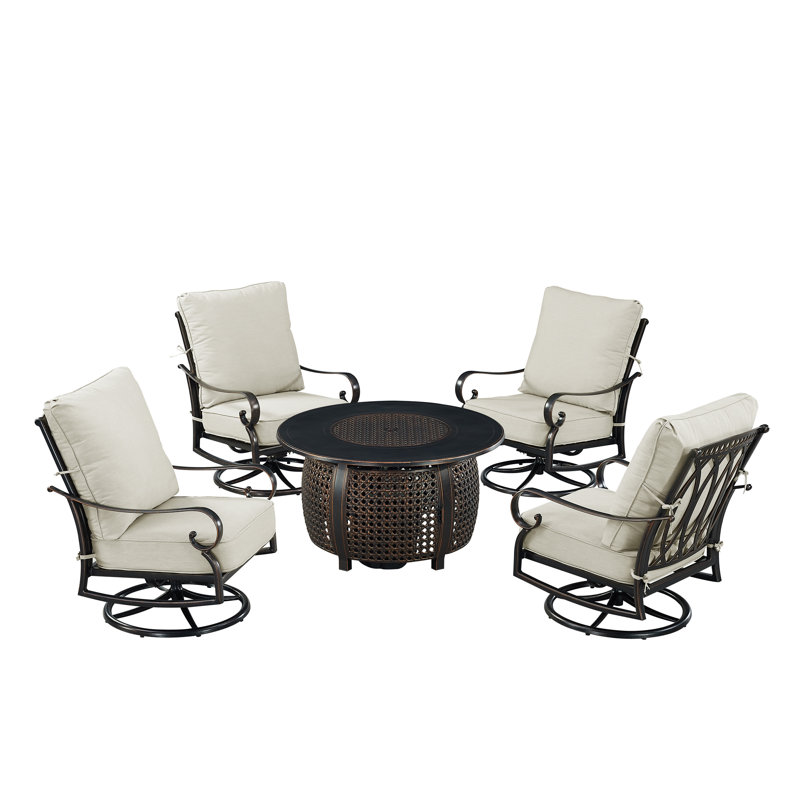 Cliff Outdoor 5 - Piece Conversation Set