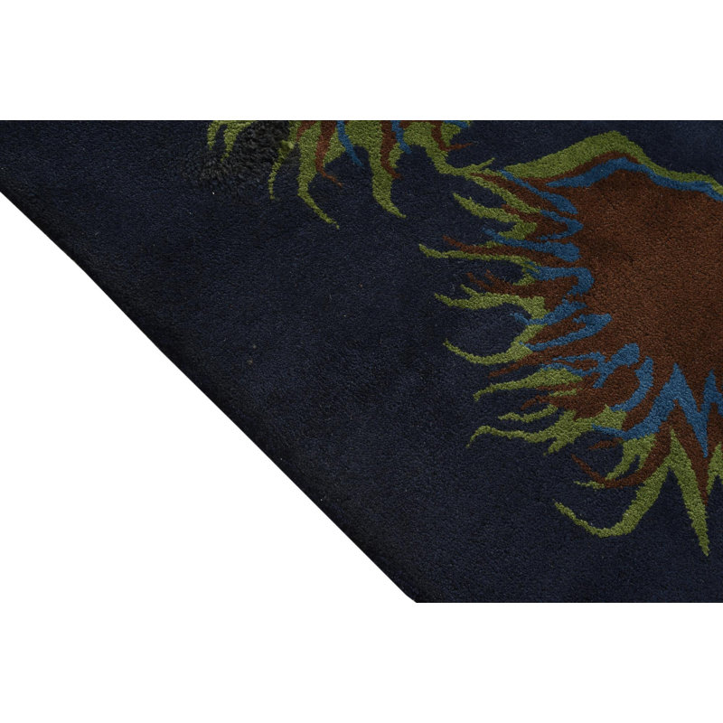 Tapis bleu marine 7 pi Percy