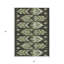 Tapis intérieur / extérieur vert olive et artichaut 3 pi x 5 pi HomeRoots