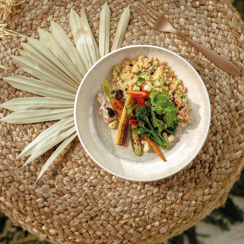 Perlemor Pasta Bowl, Sand