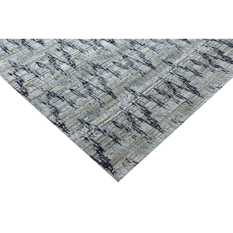 Canterbury Hand Knotted Chevron Area Rug, Rectangle 12' x 15'
