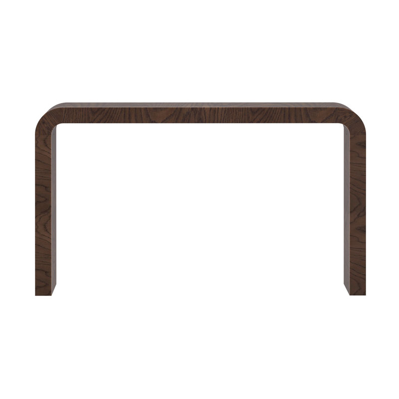 Arcata 56" Waterfall Wood Console Table, Espresso