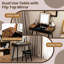 Ensemble coiffeuse et tabouret Dorsi