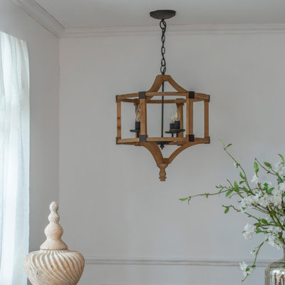 Suspended luminaire with adjustable chain