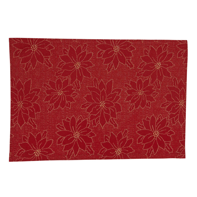 Klotzsch Collection Polyester No Pattern Rectangle Placemat