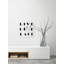 « Live Love Lake »-impression d’art textuel sur bois-690491192