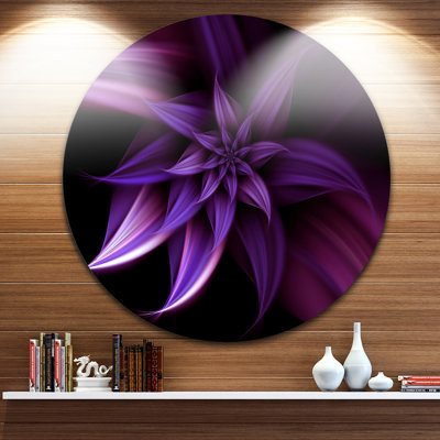 «Fractal Flower Mauve», impression