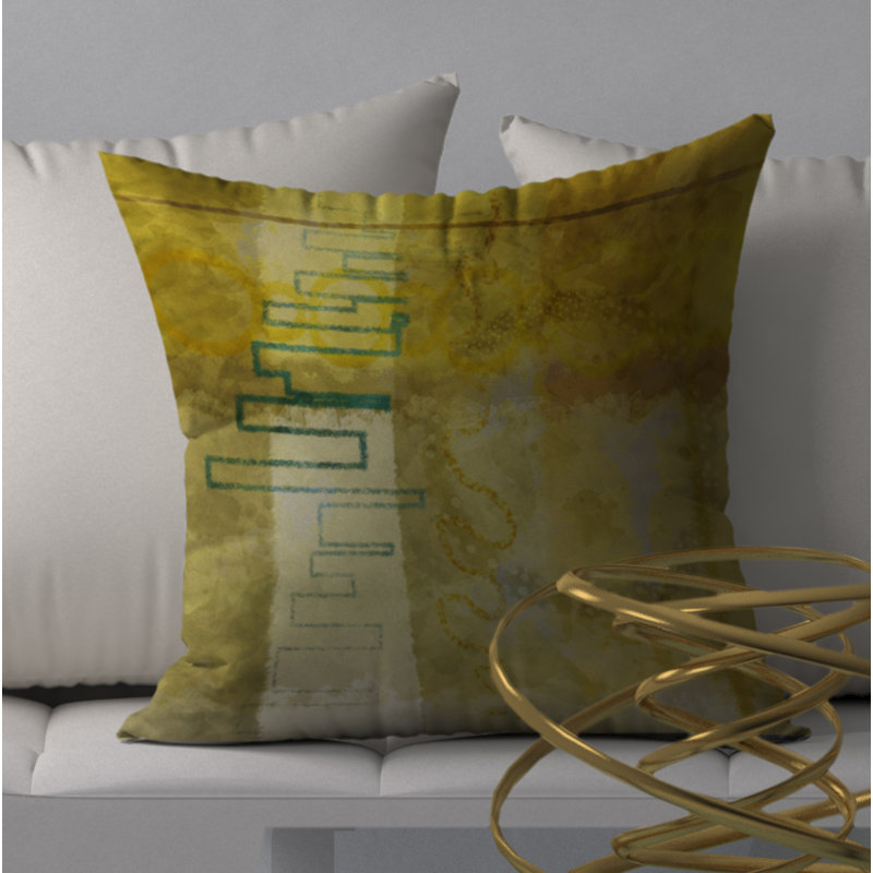 Debonair Reversible Throw Pillow, 18" x 18"
