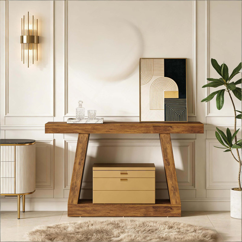 Table d'entrée à deux niveaux, table de canapé, console, table d'appoint