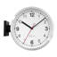 Horloge murale double 11 po