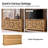 Jordan Traditional 63"Wide 4 Door Vintage Solid Carved Sideboard with Cable Management-546019134