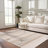 Dera Striped Abstract Beige Area Rug-646890485