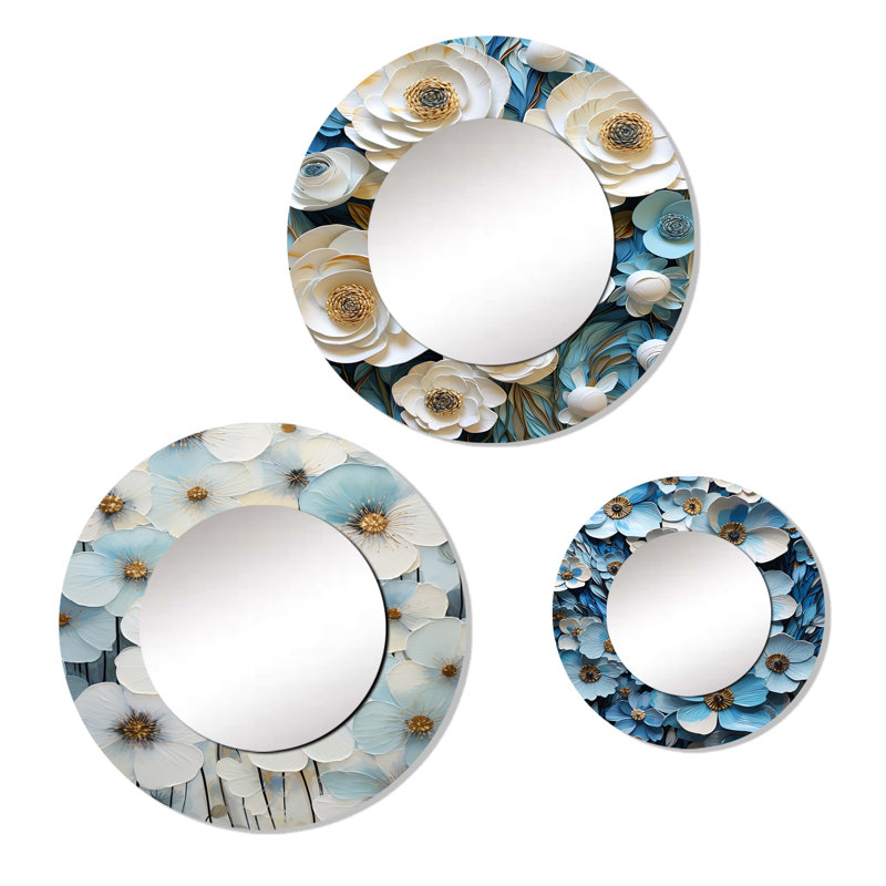 Devaunte Metal Round Mirror