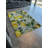 Light Blue-Themed Tree Branch and Lemon Patterned Modern Decorative Rug-1144460079