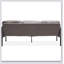 Canapé confortable en tissu de polyester avec repose-pieds, parfait pour les salons et les espaces multifonctionnels-1095903123