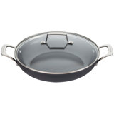 Le Creuset Essential Non-Stick Shallow Braiser with Tempered Glass Lid