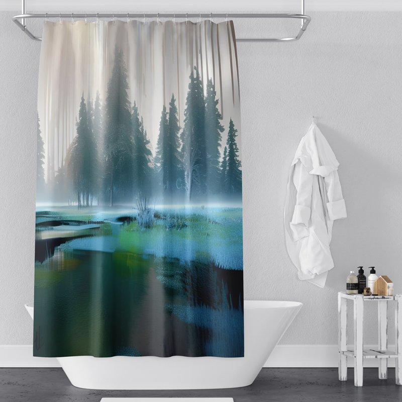 Rideau de douche Almita, H 72 po x l 70 po