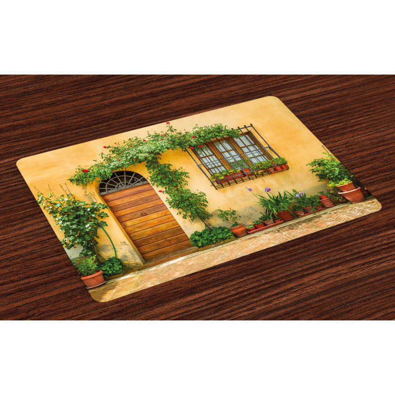 Ashwaq Italy City Life in Tuscany Placemat