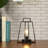 12" H Retro Style Geometric Table Lamp with 6-Hours Timer