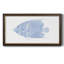 «Blue and White Tropical Fish V», reproduction d'un seul cadre photo sur toile-243380914