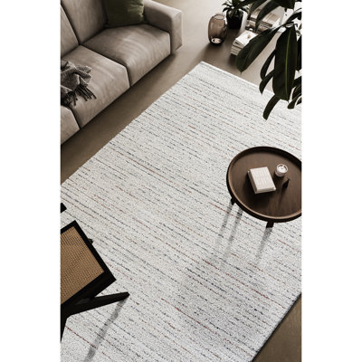 Lydia Ivory, Gold, Green, Rust, Gray and Charcoal Polypropylene Area Rug