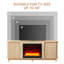 Console multimédia 62,99 po avec foyer électrique-391905879-388293642