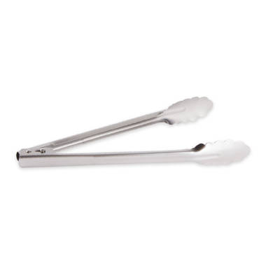 Martha Stewart Stainless Steel Easy-Lock Extra Long Kitchen Tongs -  20587332