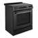 Cosmo 30 In. Stellar Collection 5.0 Cu. Ft. Electric Range With 4 Burner Glass Cooktop And Convection Oven In Matte Black