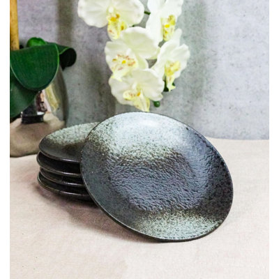 Set Of 6 Hakumu Round Appetizer Dessert Salad Plates 6"D