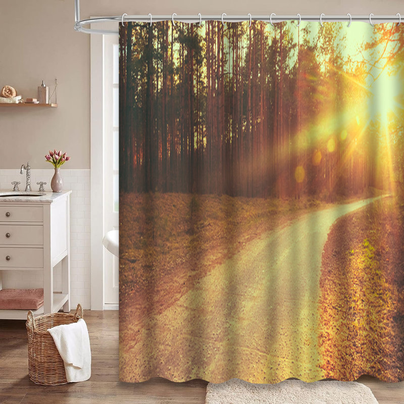 Rideau de douche Forest Dawn, L 72 po x l 72 po