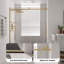 Porte de douche coulissante réversible simple sans cadre l 60 po x H 76 po avec fermeture en douceur-99356183