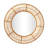 Raffaela Solid Wood Circle Wall Mirror-1891900882