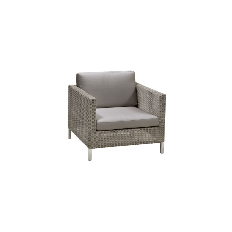 Connect Patio Chair with Cushions, Taupe