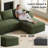 Boneless Freely Movable Modular Sectional Sofa Corduroy Couch For Living Room-1246822147-1246822157